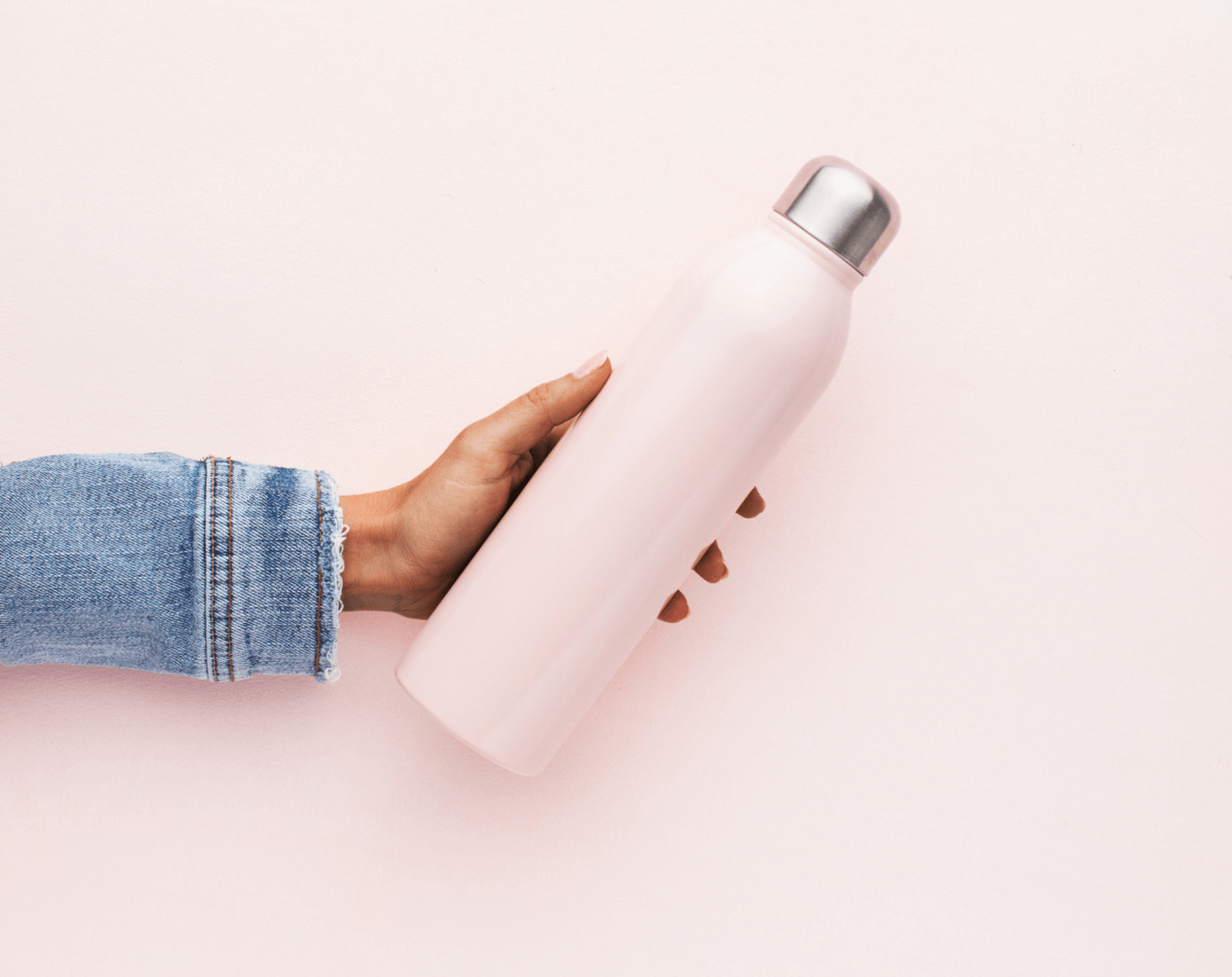 Pink water bottle - A hydration solution for MS patients without impacting urinary frequency.