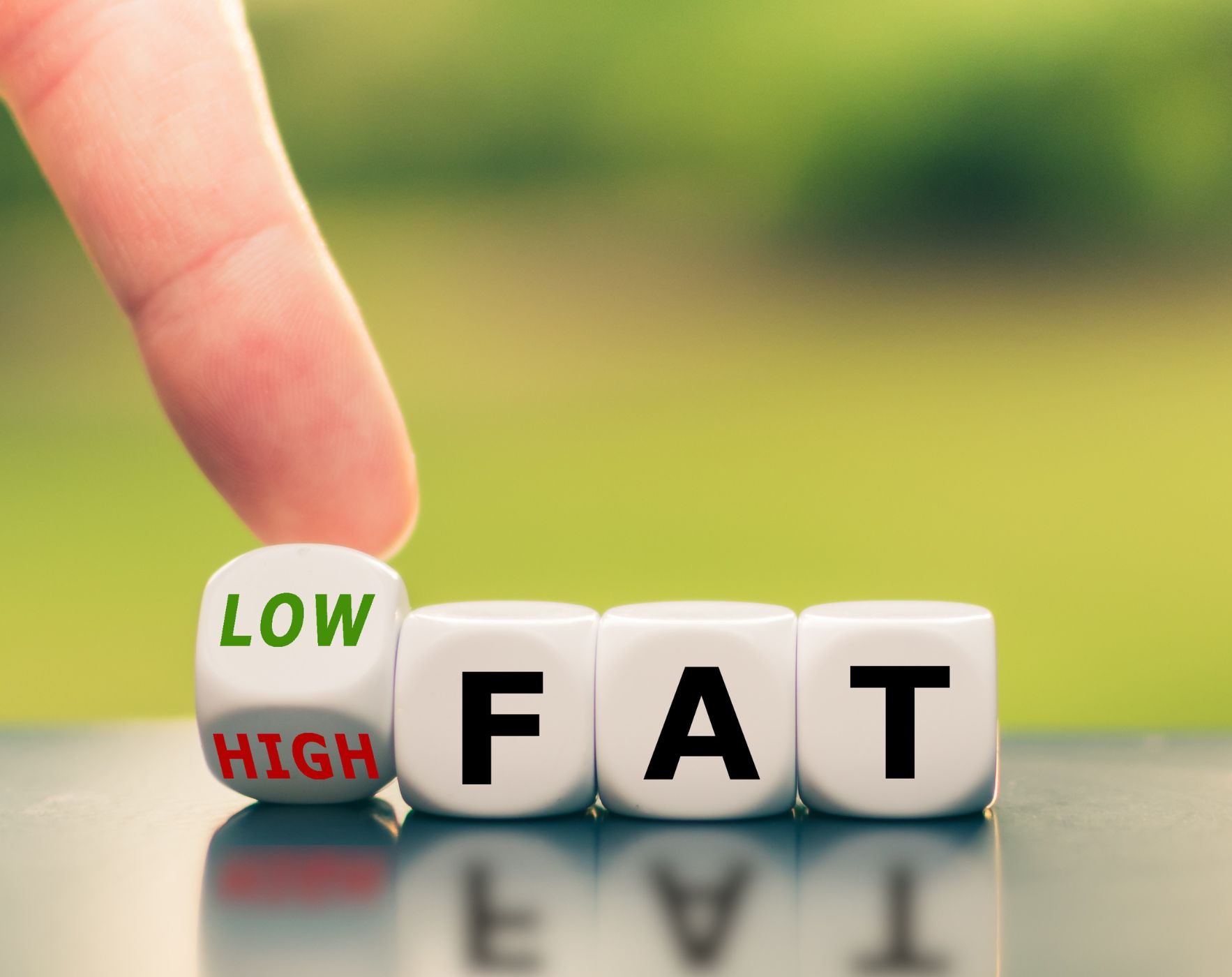 A plate of food with low-fat options, posing the question of whether a low-fat diet can help manage fatigue in Multiple Sclerosis patients.