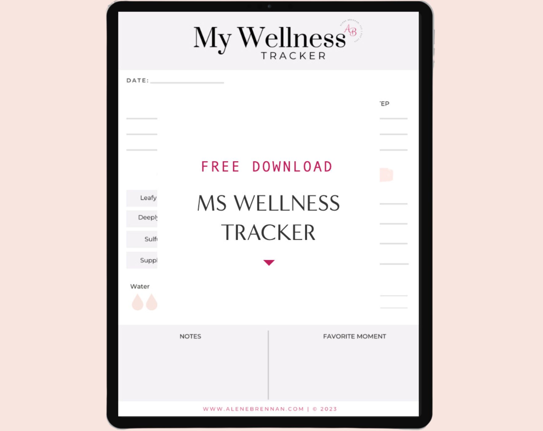 Wellness Tracker for MS