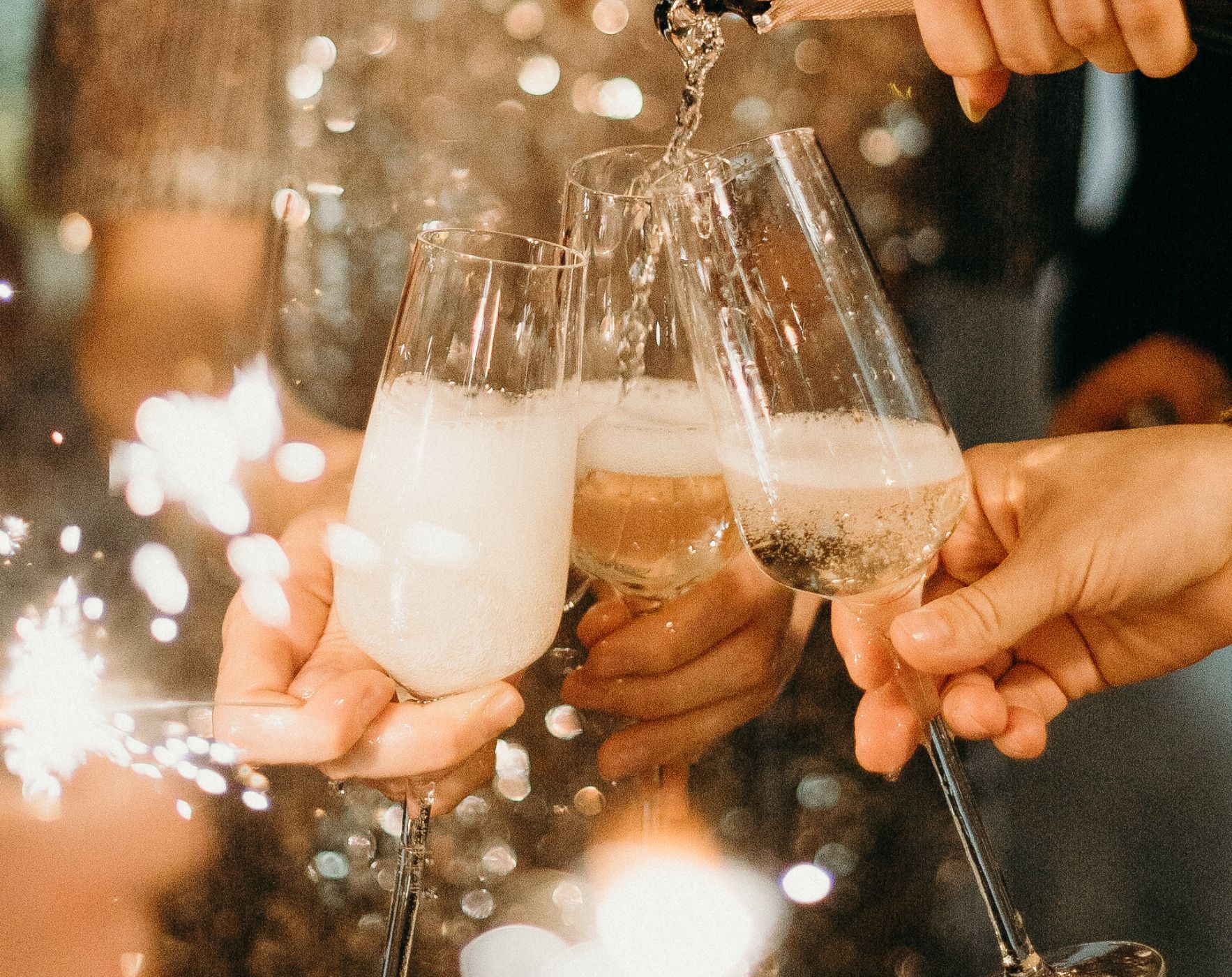 A glass of alcohol with a "yes" or "no" choice, representing the decision to sip or skip alcohol with Multiple Sclerosis during the holidays.